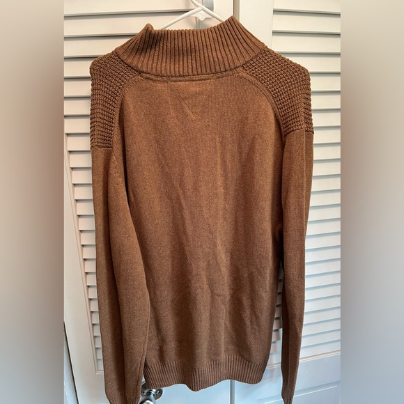 NWT Men’s Weatherproof Vintage Allover Stitch Sweater Medium Harvest - Picture 2 of 6